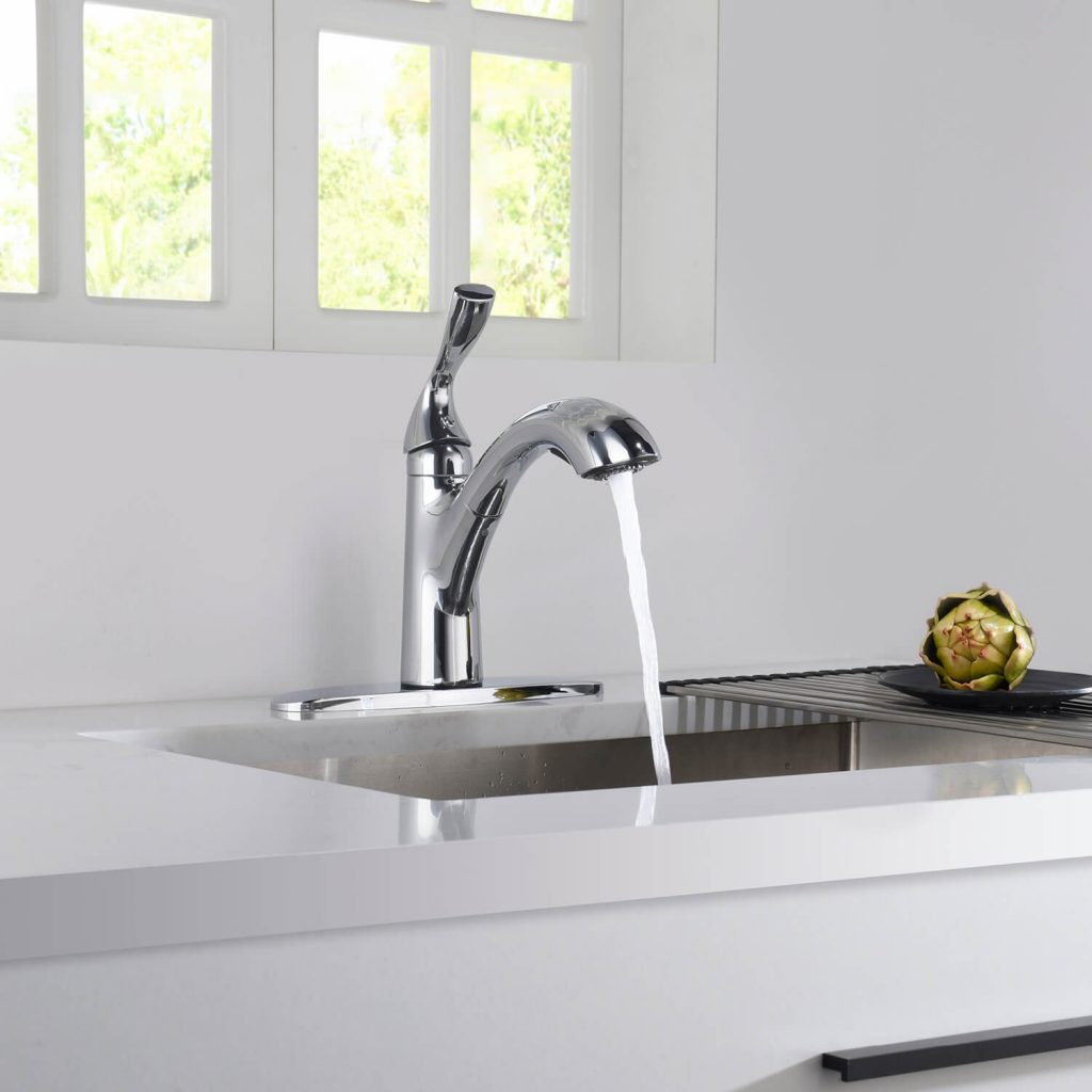 KIBI - Single Handle Pull Down Kitchen Faucet - F103