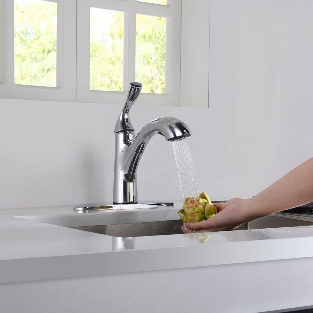 KIBI - Single Handle Pull Down Kitchen Faucet - F103