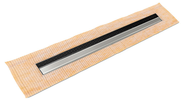 Infinity Drain - Fixed Flange Schluter-KERDI - FCSLT 38 Offset Slotted Linear Drain