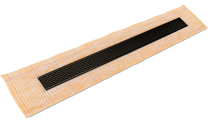 Infinity Drain - Fixed Flange Schluter-KERDI - FCSLT 65 Slotted Linear Drain