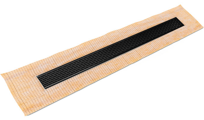 Infinity Drain - Fixed Flange Schluter-KERDI - FCSLT 65 Slotted Linear Drain