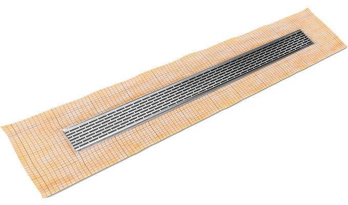Infinity Drain - Fixed Flange Schluter-KERDI - FCSLT 65 Slotted Linear Drain