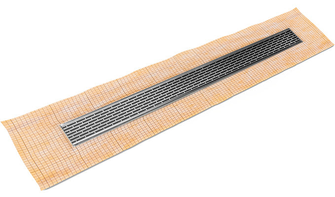 Infinity Drain - Fixed Flange Schluter-KERDI - FCSLT 65 Slotted Linear Drain