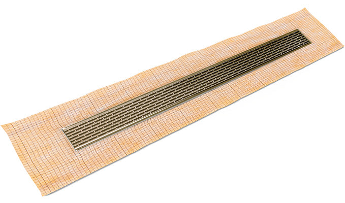 Infinity Drain - Fixed Flange Schluter-KERDI - FCSLT 65 Slotted Linear Drain