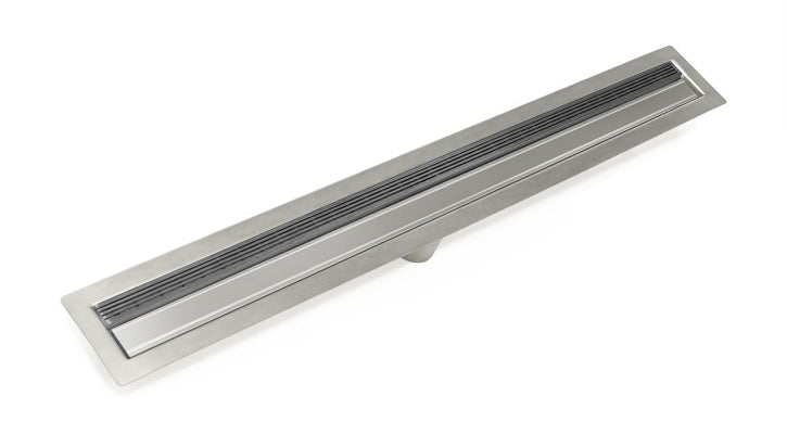 Infinity Drain - Fixed Flange Stainless Channel - FFAS 38 Solid Linear Drain