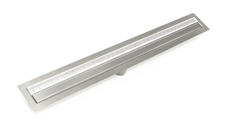Infinity Drain - Fixed Flange Stainless Channel - FFAS 38 Solid Linear Drain