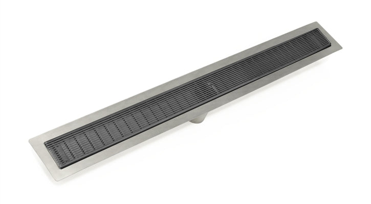 Infinity Drain - Fixed Flange Stainless Channel - FFAS 65 Wedge Wire Linear Drain