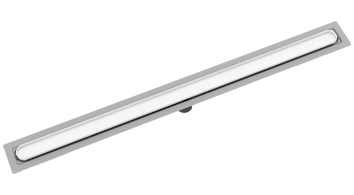 Infinity Drain - Fixed Flange Stainless Channel - FFDTIF 65 Disco-Rectangle Linear Drain
