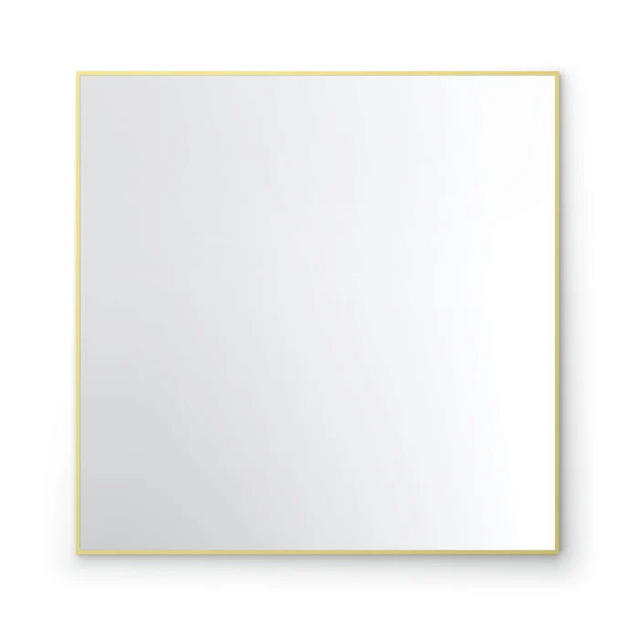 Casa Fixtures - Bathroom Accessories - 36" x 36" Shatterproof Wall Mount Metal Frame Mirror (FM1-3636)