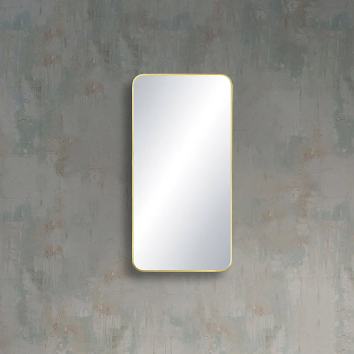 Casa Fixtures - Bathroom Accessories - 18" x 36" Shatterproof Wall Mount Metal Frame Mirror (FM2-1836)