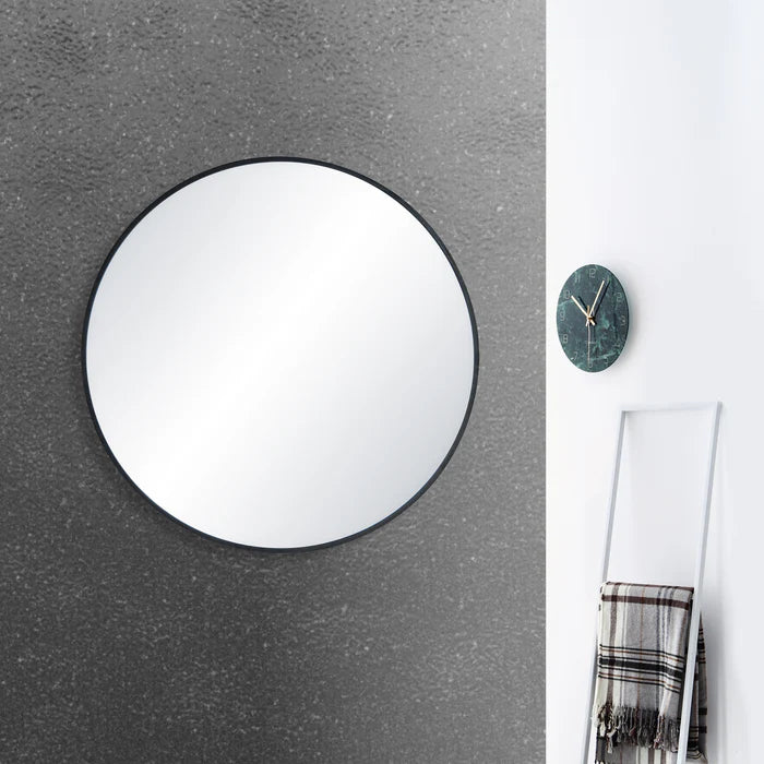 Casa Fixtures - Bathroom Accessories - 28" Shatterproof Wall Mount Metal Frame Mirror (FM3-R28)