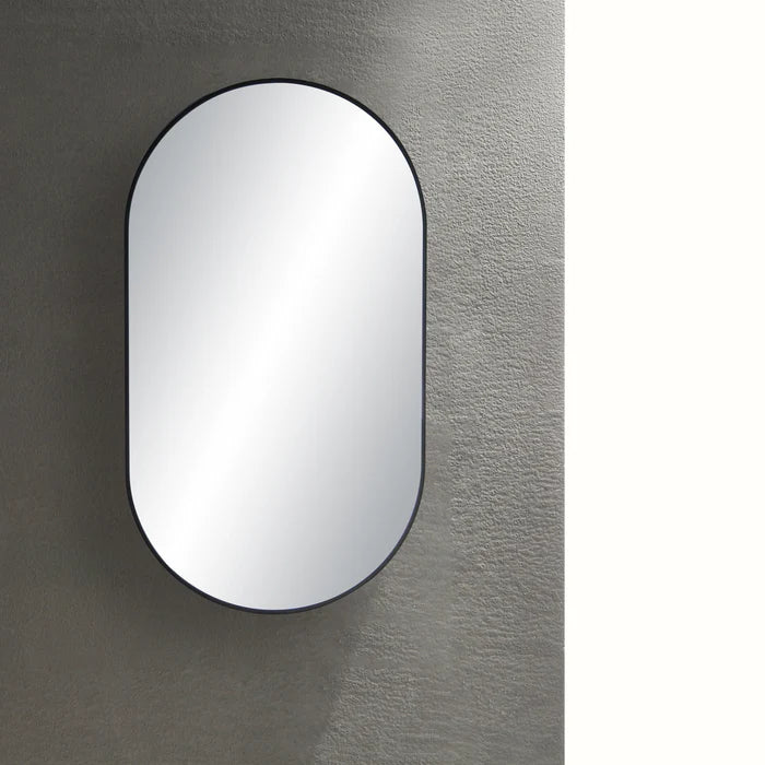 Casa Fixtures - Bathroom Accessories - 24" x 44" Shatterproof Wall Mount Metal Frame Mirror (FM4-2444)