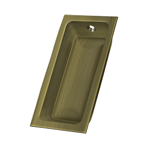 Deltana, FP227, Flush Pull, Large, 3-5/8" x 1-3/4" x 1/2" Solid Brass