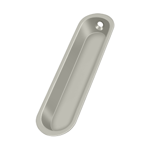 Deltana, FP828, Flush Pull, 4" x 1" x 1/2", Solid Brass