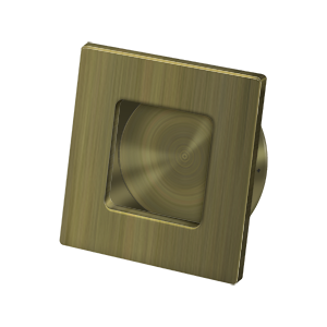 Deltana FPS234, Flush Pulls Square Heavy Duty 2-3/4" x 2-3/4" x 1/2" Solid Brass