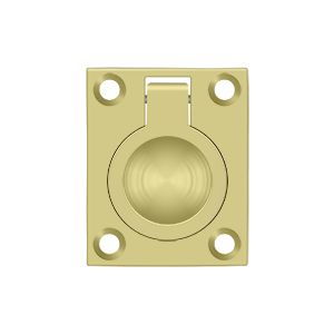 Deltana FRP25, FRP175, Flush Ring Pull Solid Brass