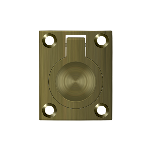 Deltana FRP25, FRP175, Flush Ring Pull Solid Brass