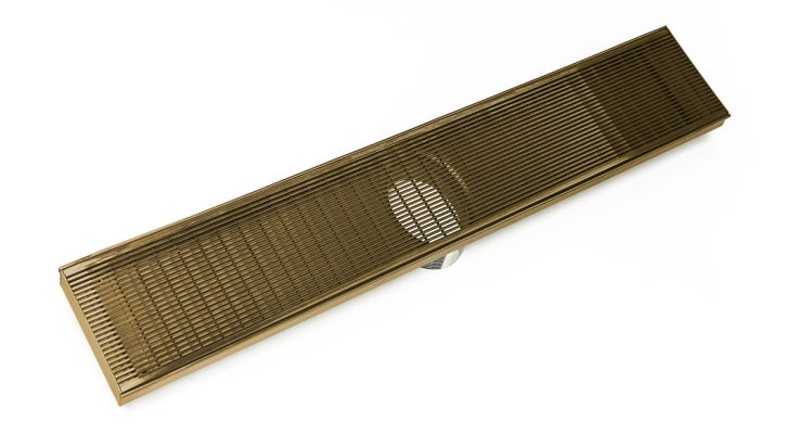 Infinity Drain - Fixed Stainless Channel - FXAS 100 Wedge Wire Linear Drain