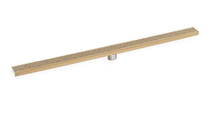 Infinity Drain - Fixed Stainless Channel - FXGR 65 Adhesion Linear Drain