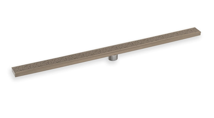 Infinity Drain - Fixed Stainless Channel - FXGR 65 Adhesion Linear Drain