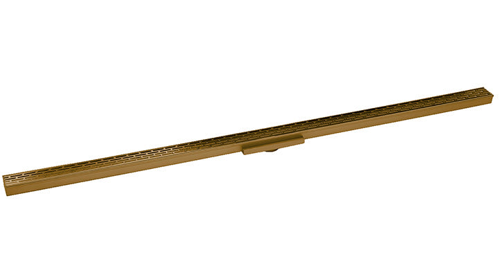Infinity Drain - Site Sizable Stainless Channel - S-LTAS 38 Offset Slotted Linear Drain