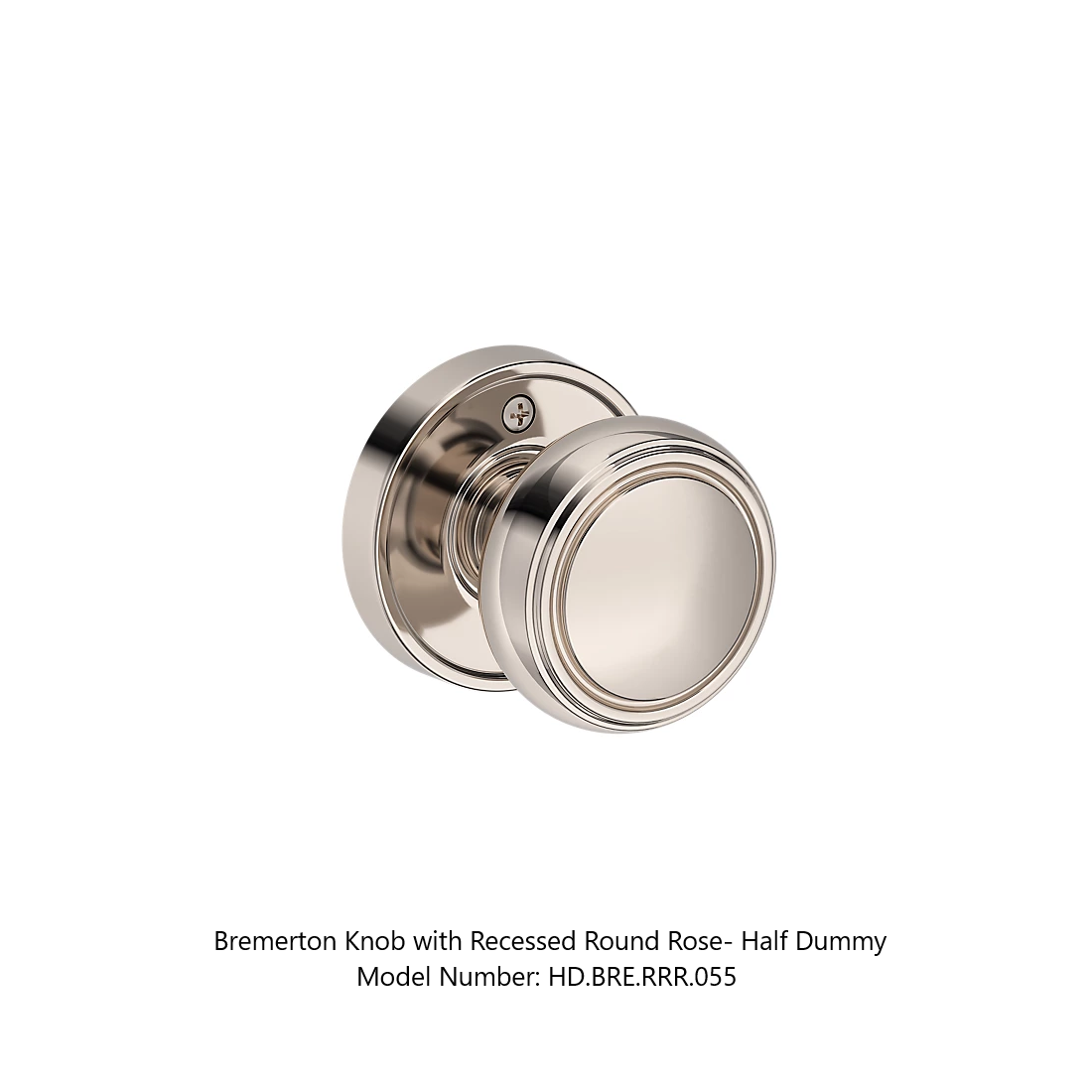 Baldwin - Reserve Collection - Interior Knobs - Bremerton Door Knob (Half Dummy)