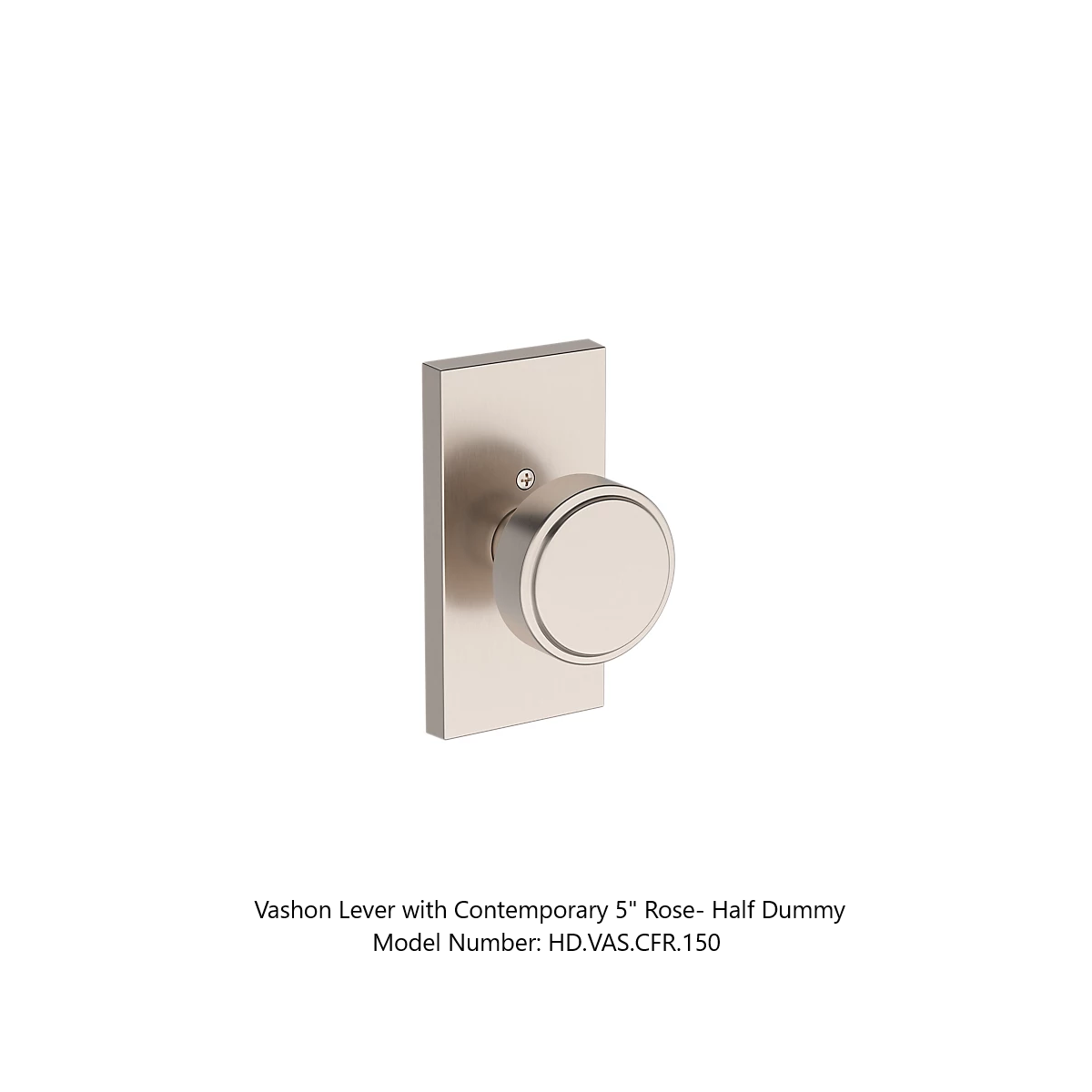 Baldwin - Reserve Collection - Interior Knobs - Vashon Door Knob (Half Dummy)