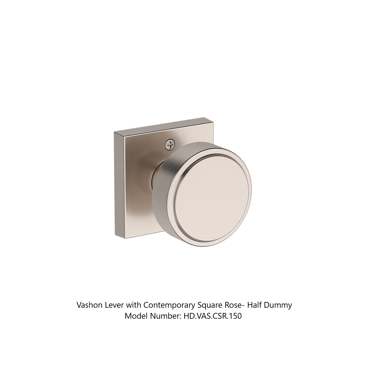 Baldwin - Reserve Collection - Interior Knobs - Vashon Door Knob (Half Dummy)