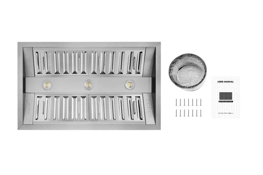 Hauslane - Built-In Range Hoods - IN-R300 Convertible Range Hood (21" Deep)