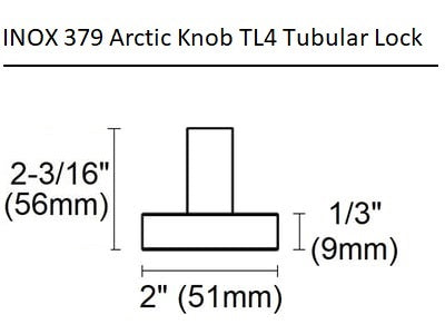 INOX 379 Arctic Knob