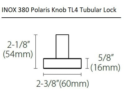 INOX 380 Polaris Knob
