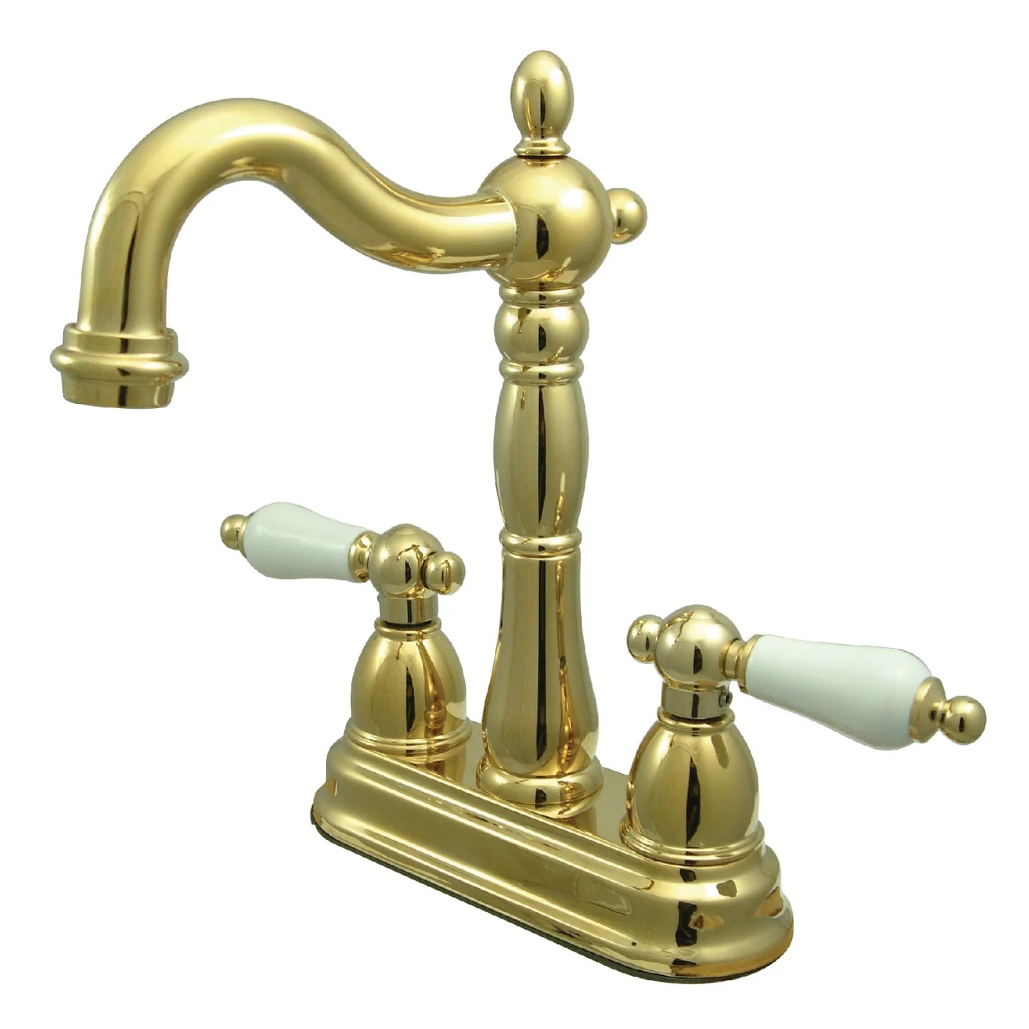 Kingston - Bar Faucets - Heritage KB149PL Two-Handle 2-Hole Deck Mount Bar Faucet