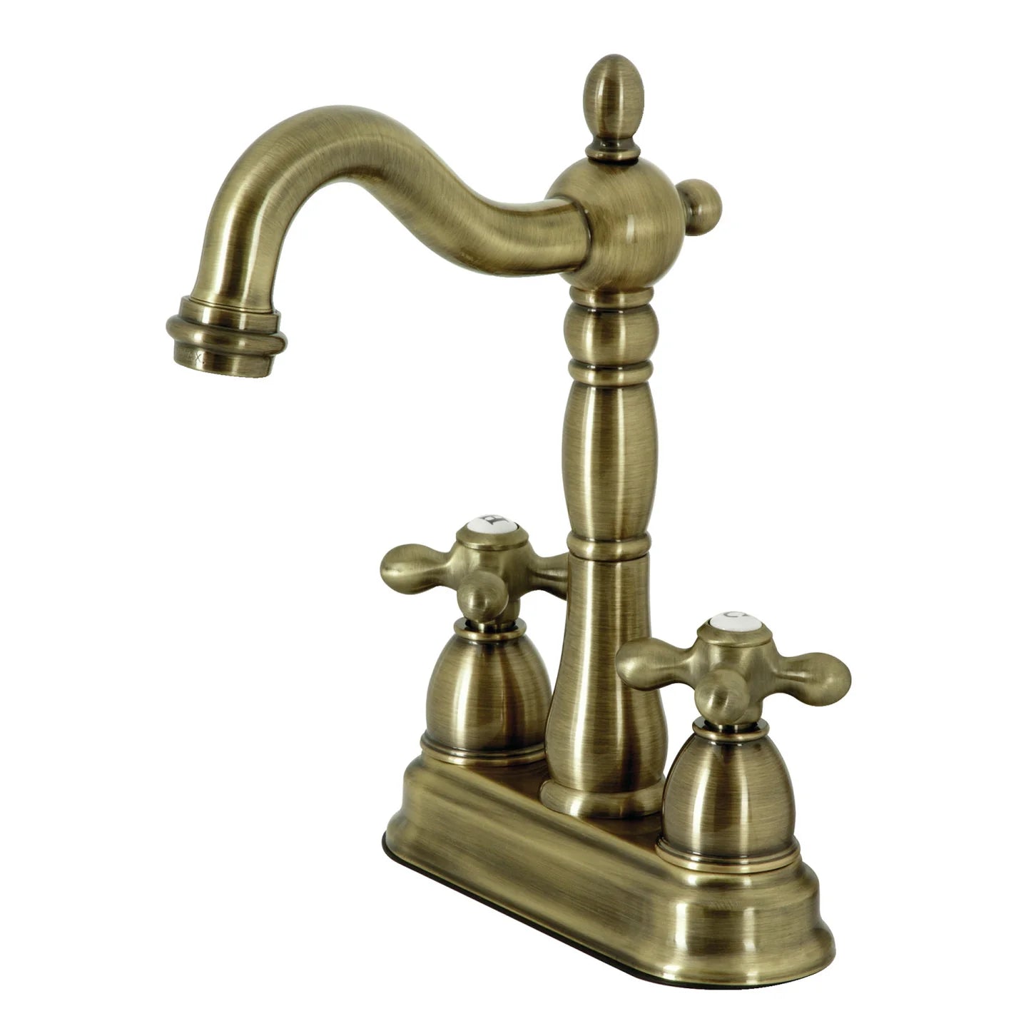 Kingston - Bar Faucets - Heritage KB149AX Two-Handle 2-Hole Deck Mount Bar Faucet