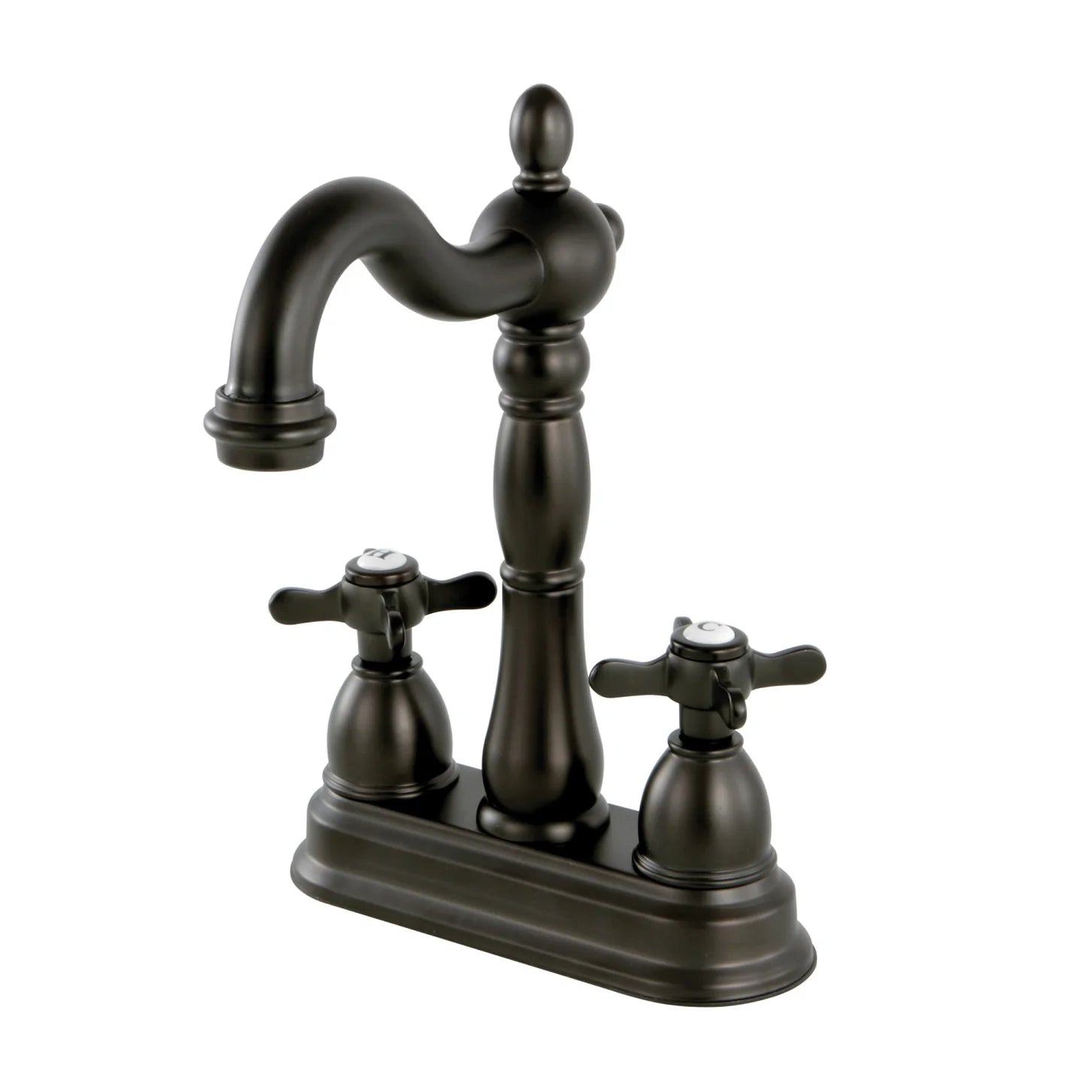 Kingston - Bar Faucets - Essex KB149BEX Two-Handle 2-Hole Deck Mount Bar Faucet