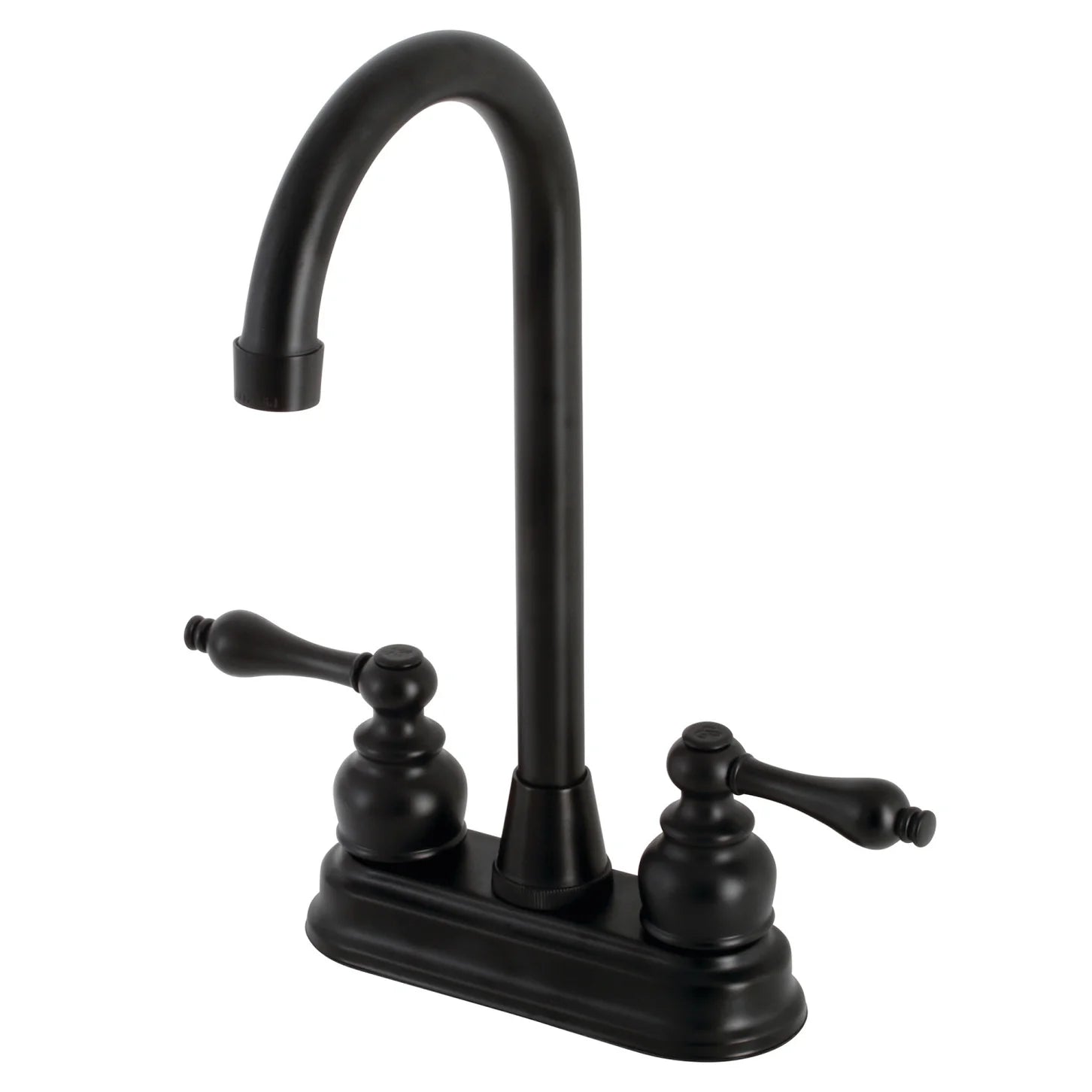 Kingston - Bar Faucets - Victorian KB49AL Two-Handle 2-Hole Deck Mount Bar Faucet