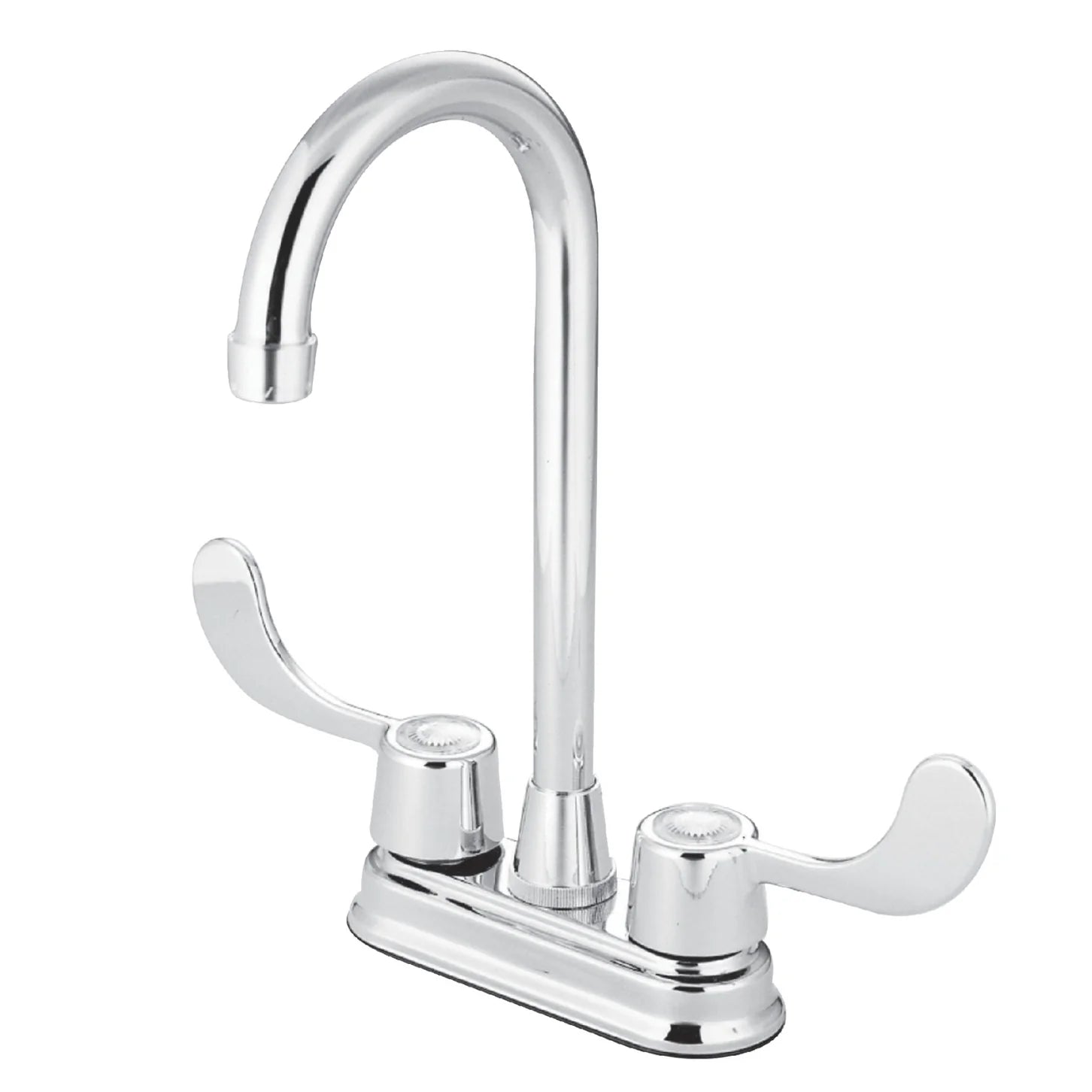 Kingston - Bar Faucets - Vista KB49ADA Two-Handle 2-Hole Deck Mount Bar Faucet