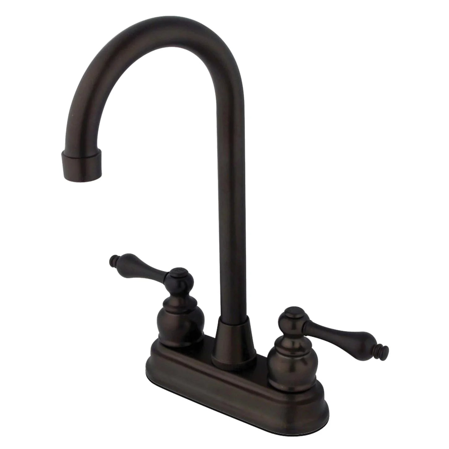 Kingston - Bar Faucets - Victorian KB49AL Two-Handle 2-Hole Deck Mount Bar Faucet