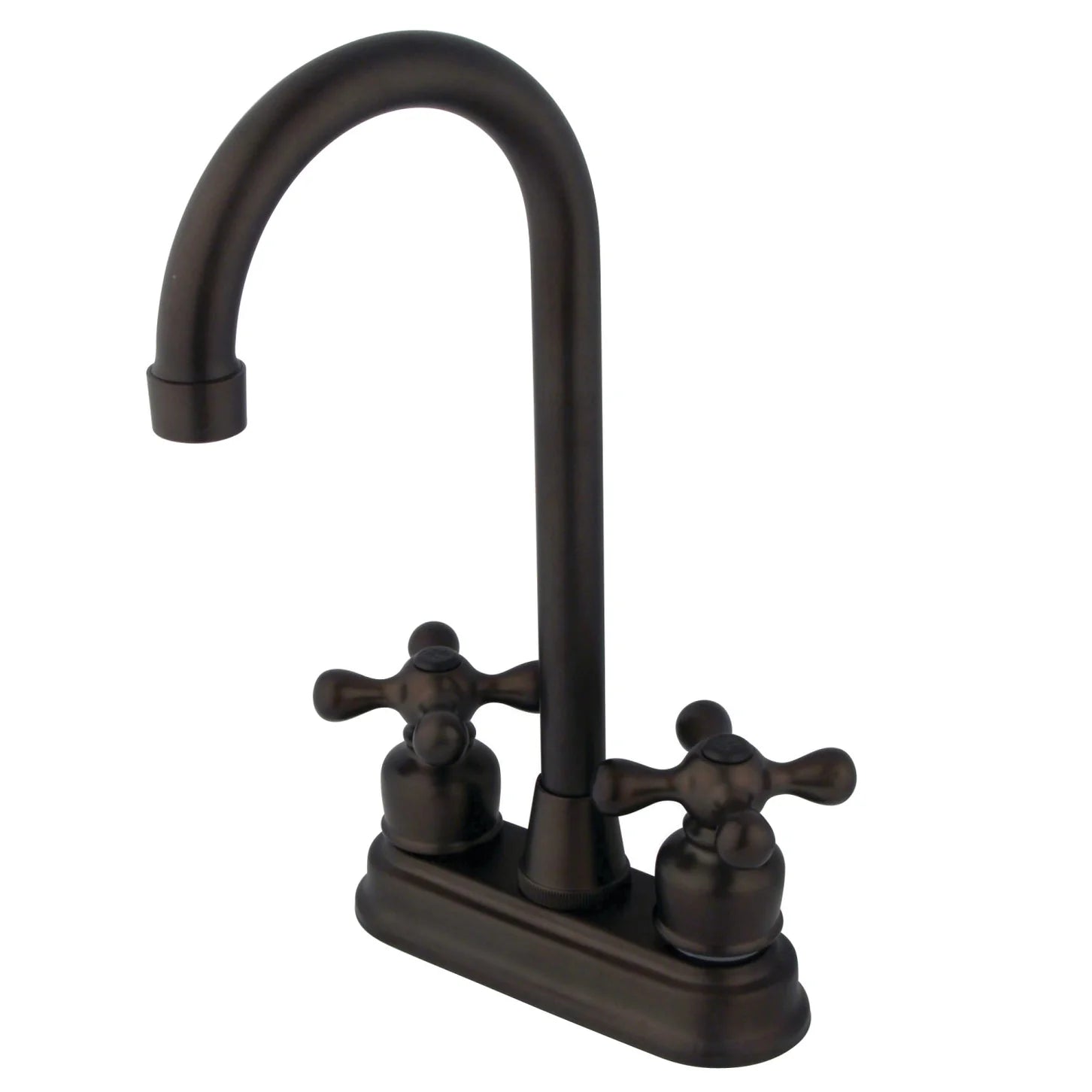 Kingston - Bar Faucets - Victorian KB49AX Two-Handle 2-Hole Deck Mount Bar Faucet