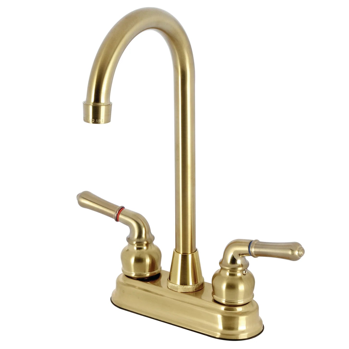 Kingston - Bar Faucets - Magellan KB49 Two-Handle 2-Hole Deck Mount Bar Faucet