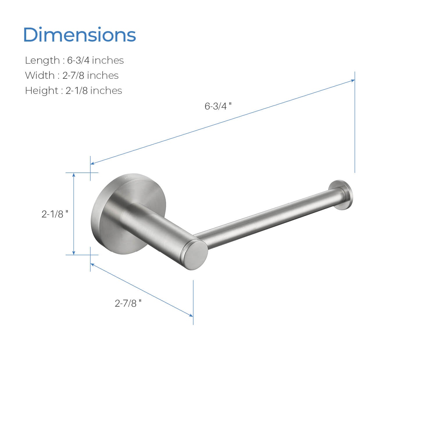 KIBI Circular Bathroom Tissue Holder – KBA1402