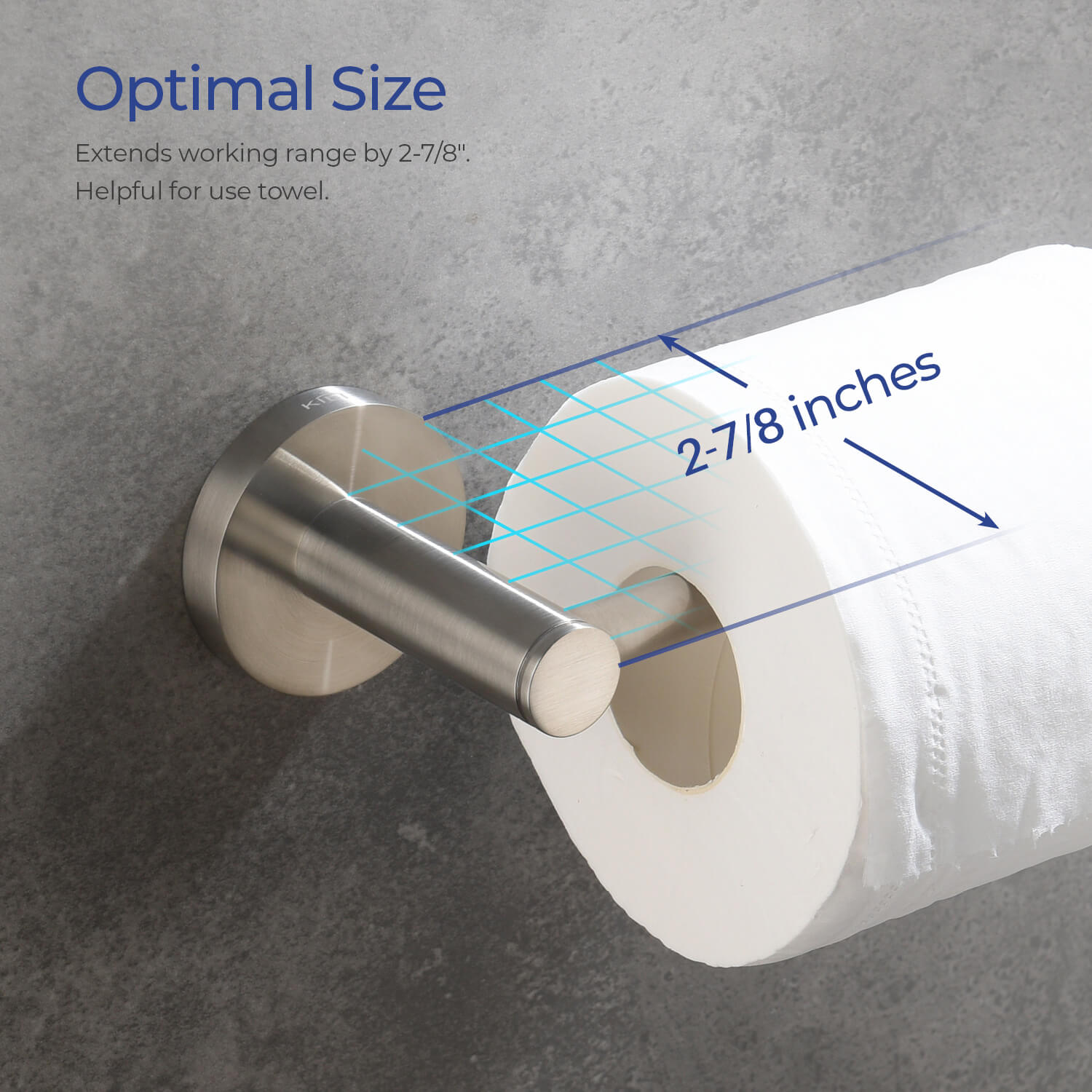 KIBI Circular Bathroom Tissue Holder – KBA1402