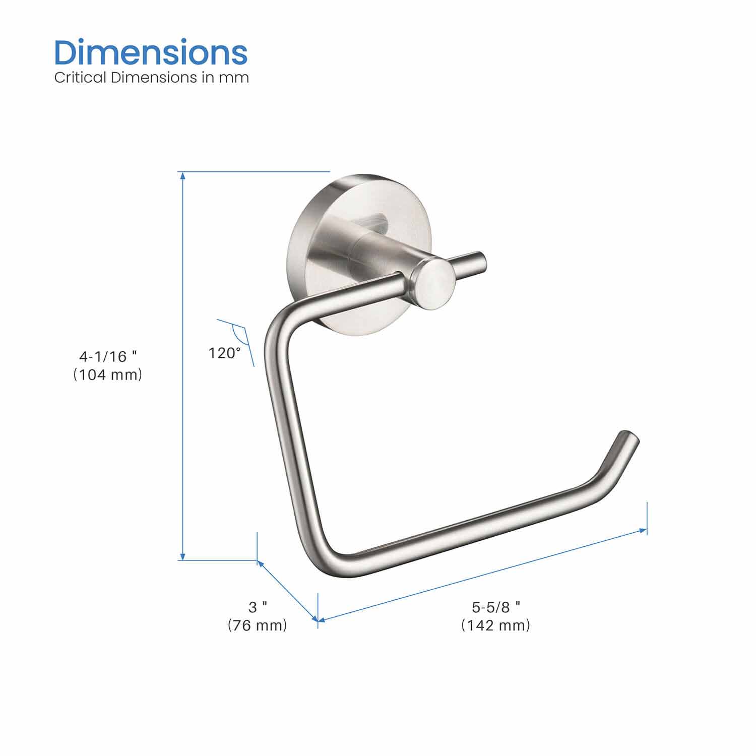 KIBI Circular Toilet Paper Holder – KBA1405