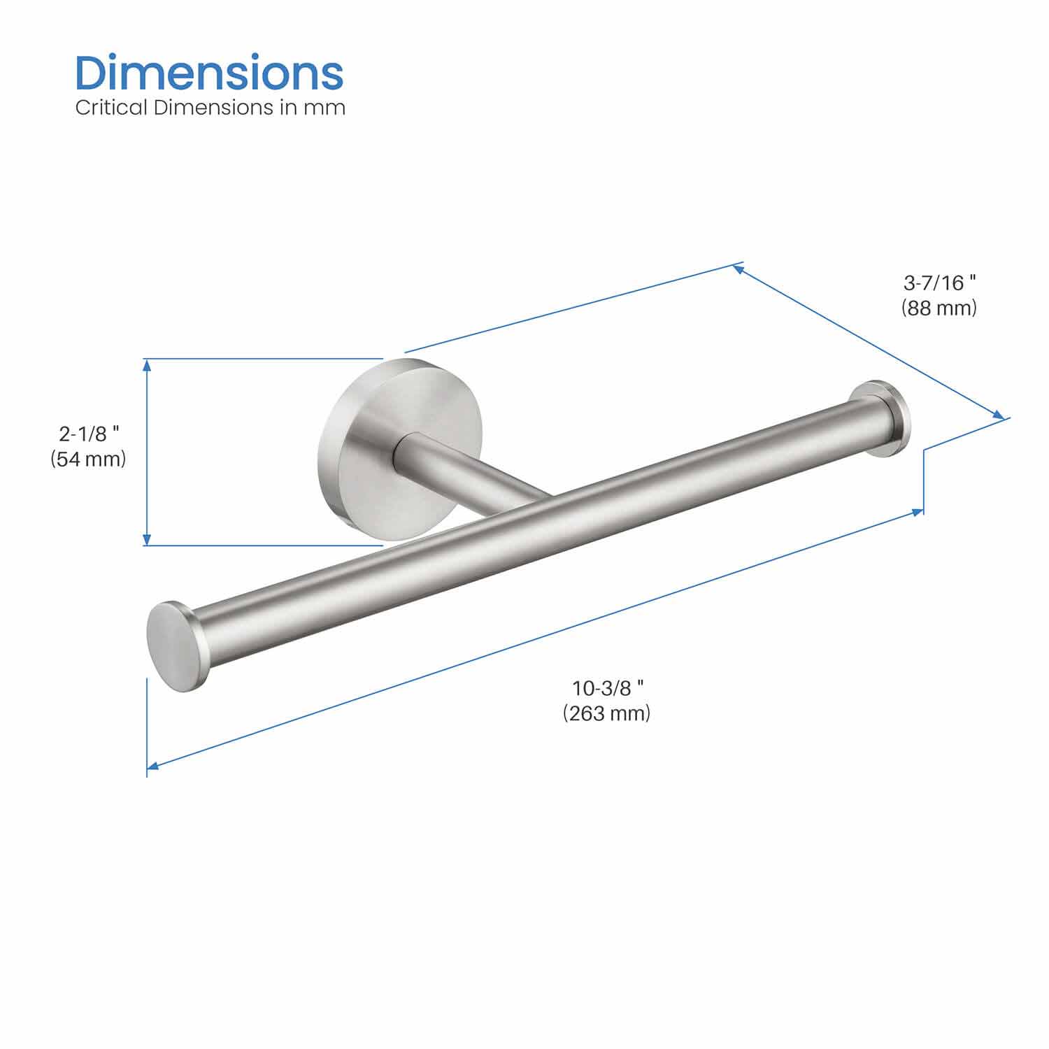 KIBI Circular Double Toilet Paper Holder – KBA1408