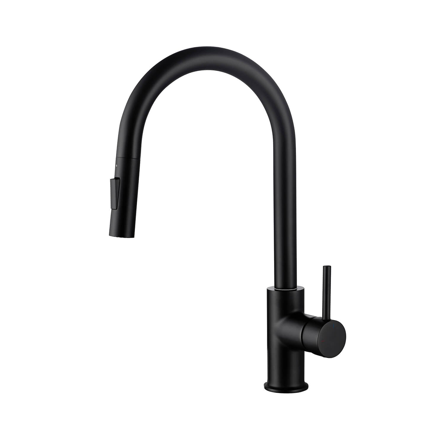 KIBI - Circular Single Handle Pull Down Kitchen Faucet – KKF2013