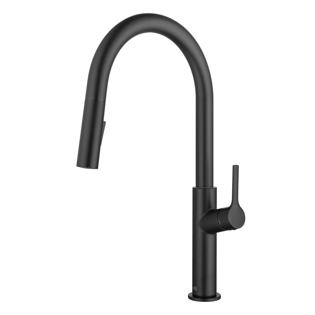 KIBI - Fusion Single Handle Pull Down Kitchen & Bar Sink Faucet - KKF2018