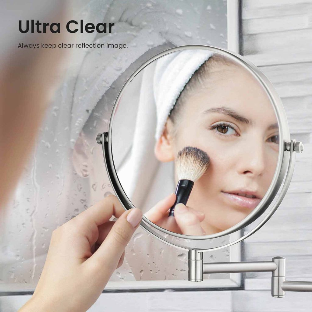 KIBI - Circular Magnifying Makeup/Shaving Mirror - KMM100