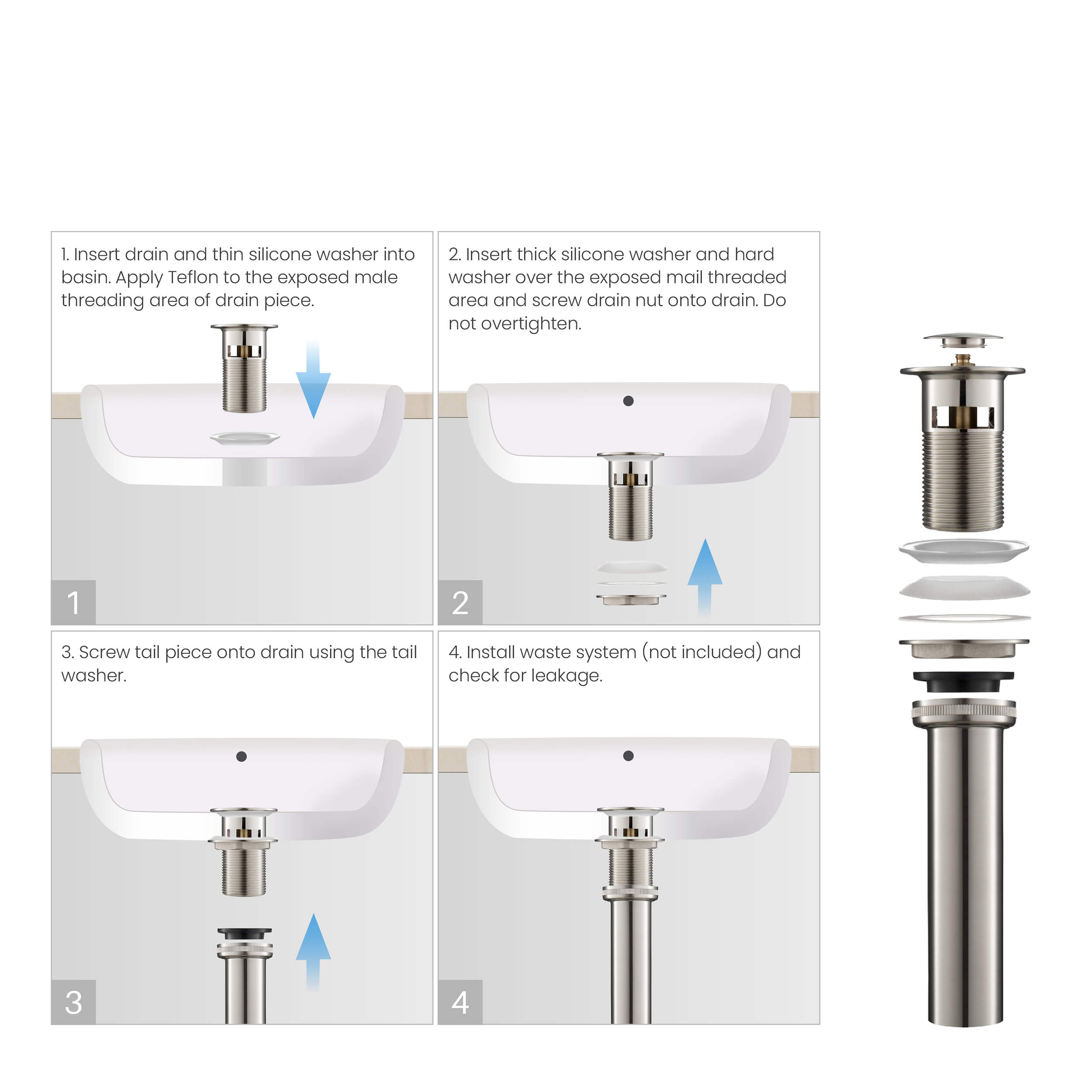 KIBI Mirage Brass Single Handle Bathroom Vanity Faucet – KBF1001