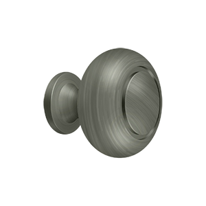 Deltana KR119, Knob 1-1/4" Diameter / Round w/ Groove