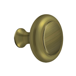 Deltana KRB175, Round Knob Heavy Duty w/ Groove 1-3/4", Solid Brass