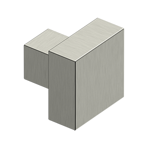 Deltana KS125, Modern Square Knob, 1-1/4" x 1-1/4", Solid Brass